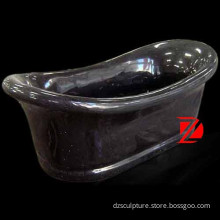 black stone carving bathtub